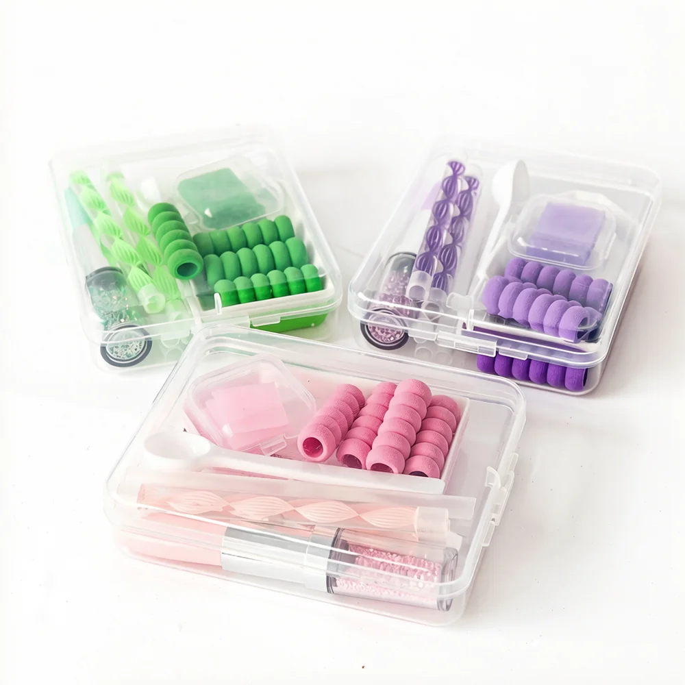 DIY Diamond Painting Full Drill Art Supplies Kit - Embroidery Wax Tray Drill Pen Craft for Mosaic - Complete Accessories Set