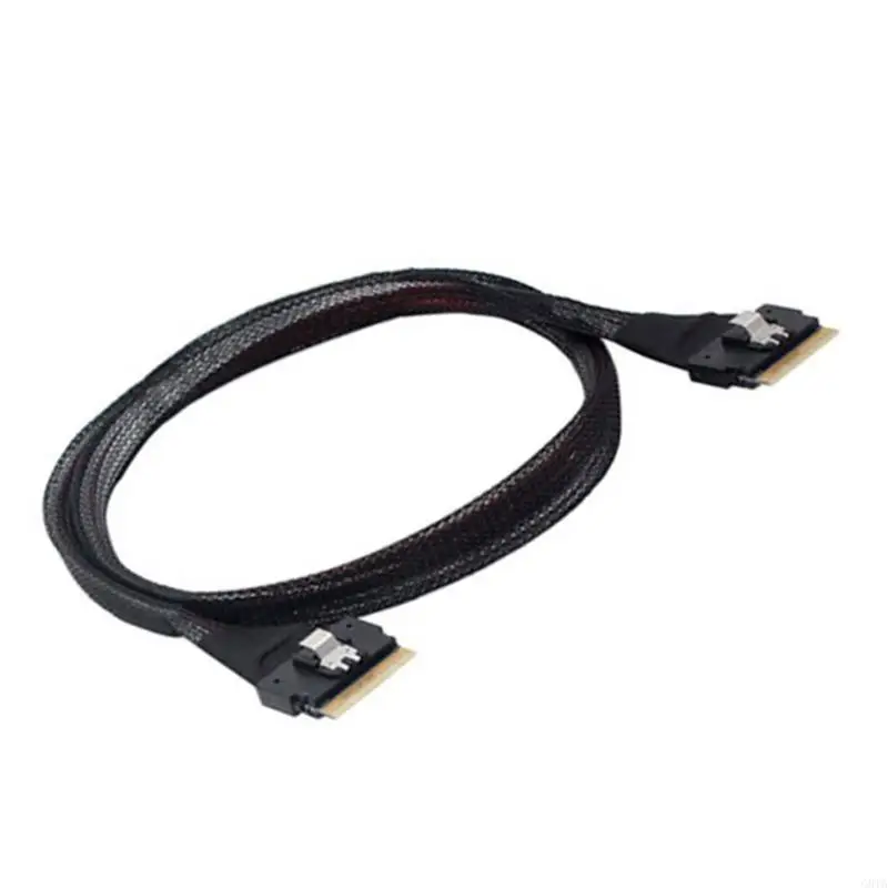 G8TA SFF-8654 SAS4.0 74Pin nam đến SFF-8654 SAS4.0 74pin Máy chủ cáp mở rộng nam đến mục tiêu