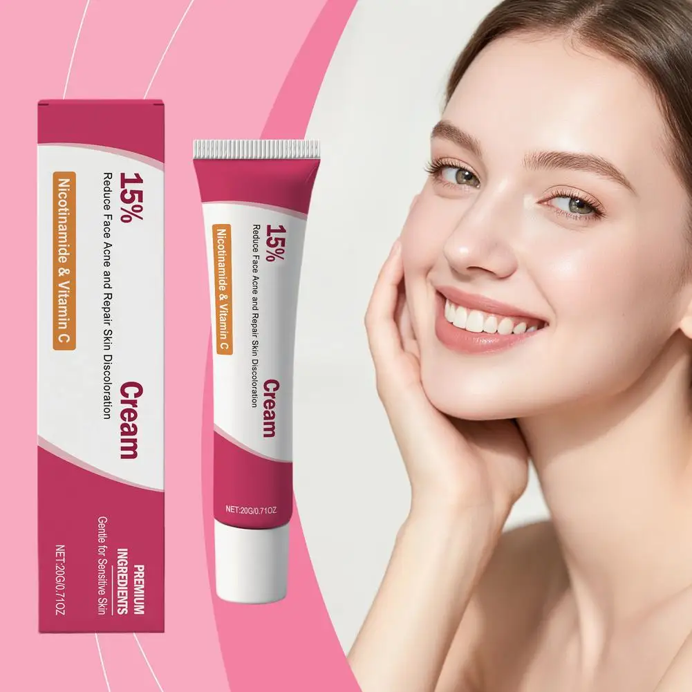 Crema calmante para el tratamiento del acné, crema a base de hierbas de ácido alicílico y crema para marcas, cuidado de espinillas, eliminación de acné, piel calmante, acné, cara W7P4