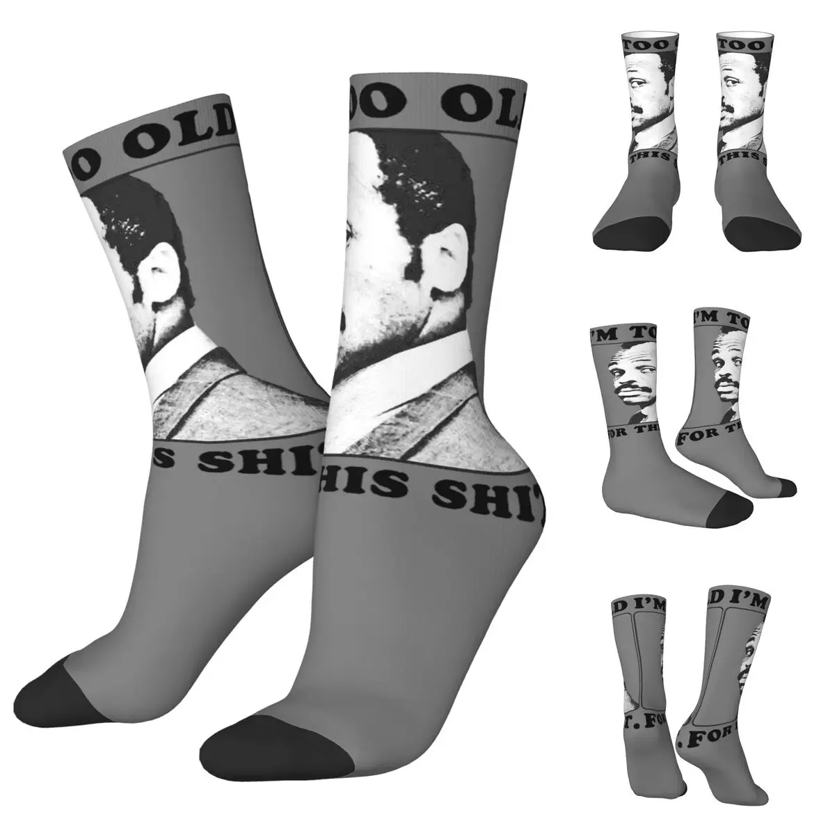 

Im Too Old For This Shit Lethal Weapon 80 Action Movie Men Women Socks,Leisure printing Suitable for all seasons Dressing Gifts