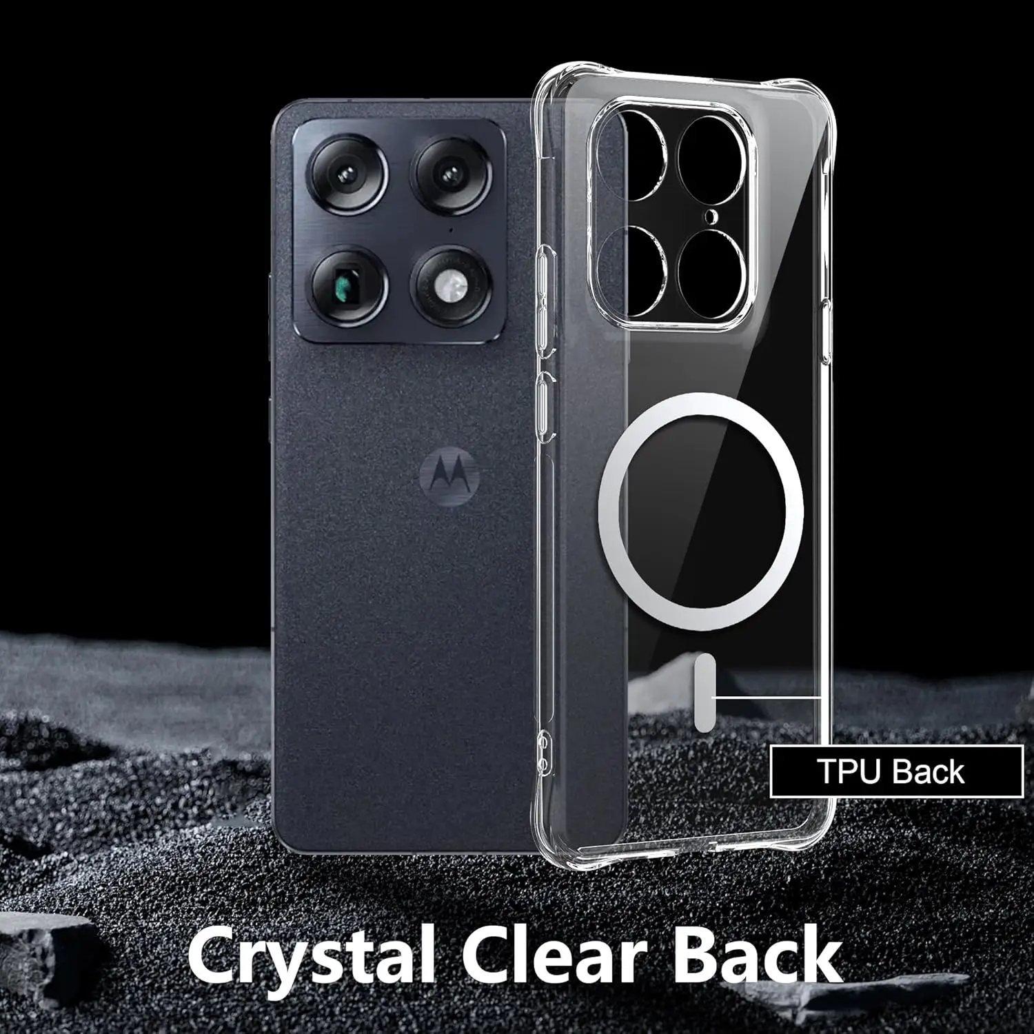 Funda Transparente de TPU para Teléfono Motorola Signature Moto Edge 70 Fusion+ 60 Stylus Pro G87 G77 G67 G57 Power G86 G66J/Y