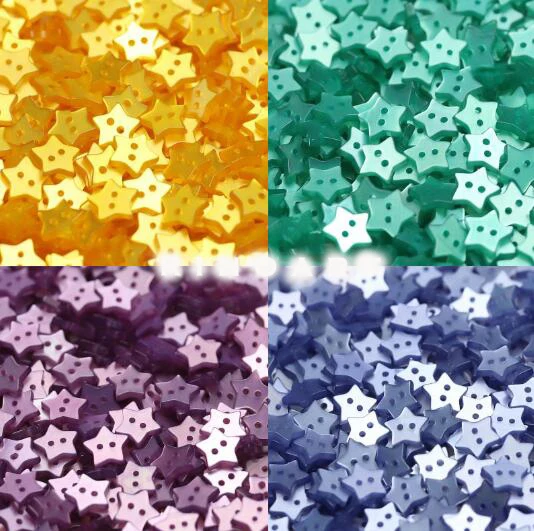 20pcs/LotSize:11mm Colorful two eyes pentagram shape resin Buttons fashion Button knitted cardigan Decoration Sewing (KK-4161)
