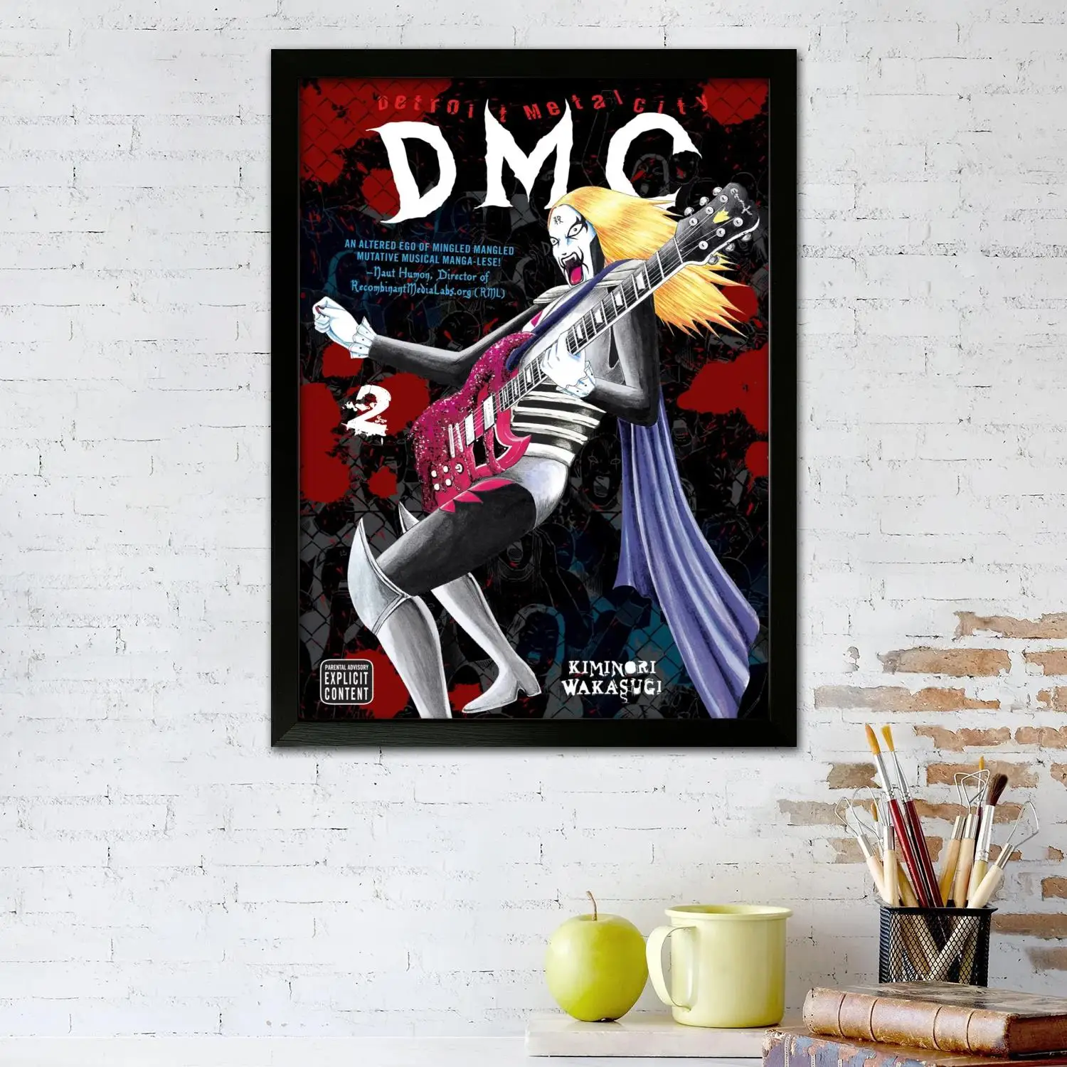 dmc detroit metal city Canvas Art Poster and Wall Art, Picture Print, Modern Family, Bedroom Decor, Posters,Decorative painting