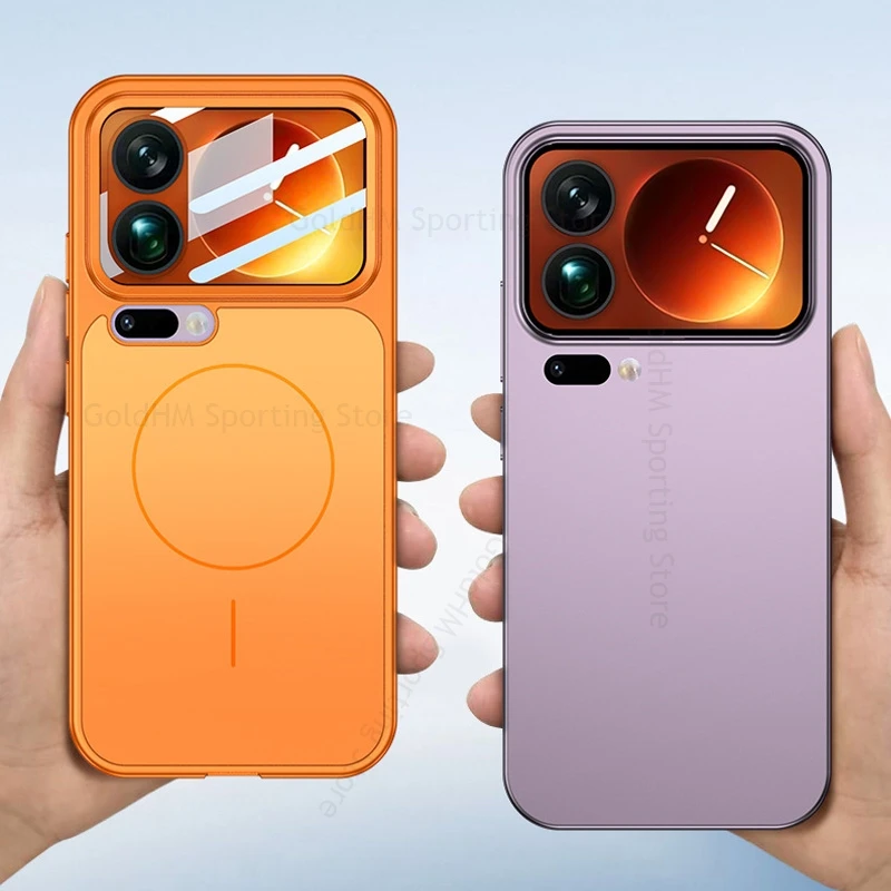 

Fundas For Xiaomi 17 Pro Max HD Lens Film Protector PC For Magsafe Case For Xiaomi 17 Pro Wireless Charger Magsafing Tough Cover