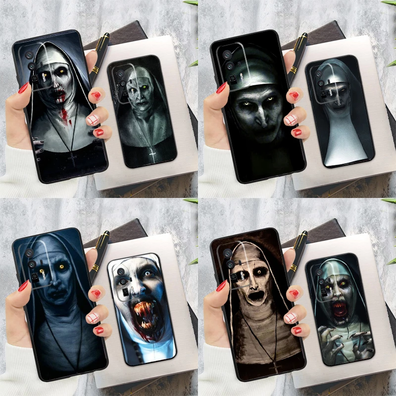 The Nun Valak Horror Case For Xiaomi 14T Pro 13T 12T 11T 13 14 Ultra POCO X6 F6 Pro M6 X3 X5 M5s F3 F5 Cover