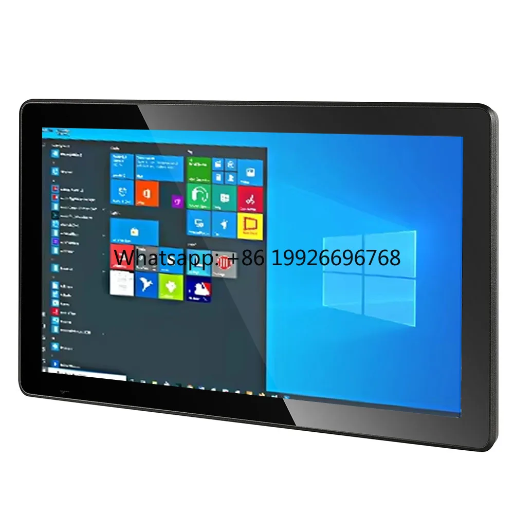 Industrial Touch Screen Monitor IP65 Front Case Waterproof Embedded Narrow Bezel LCD Display for Kiosk and Control Panel