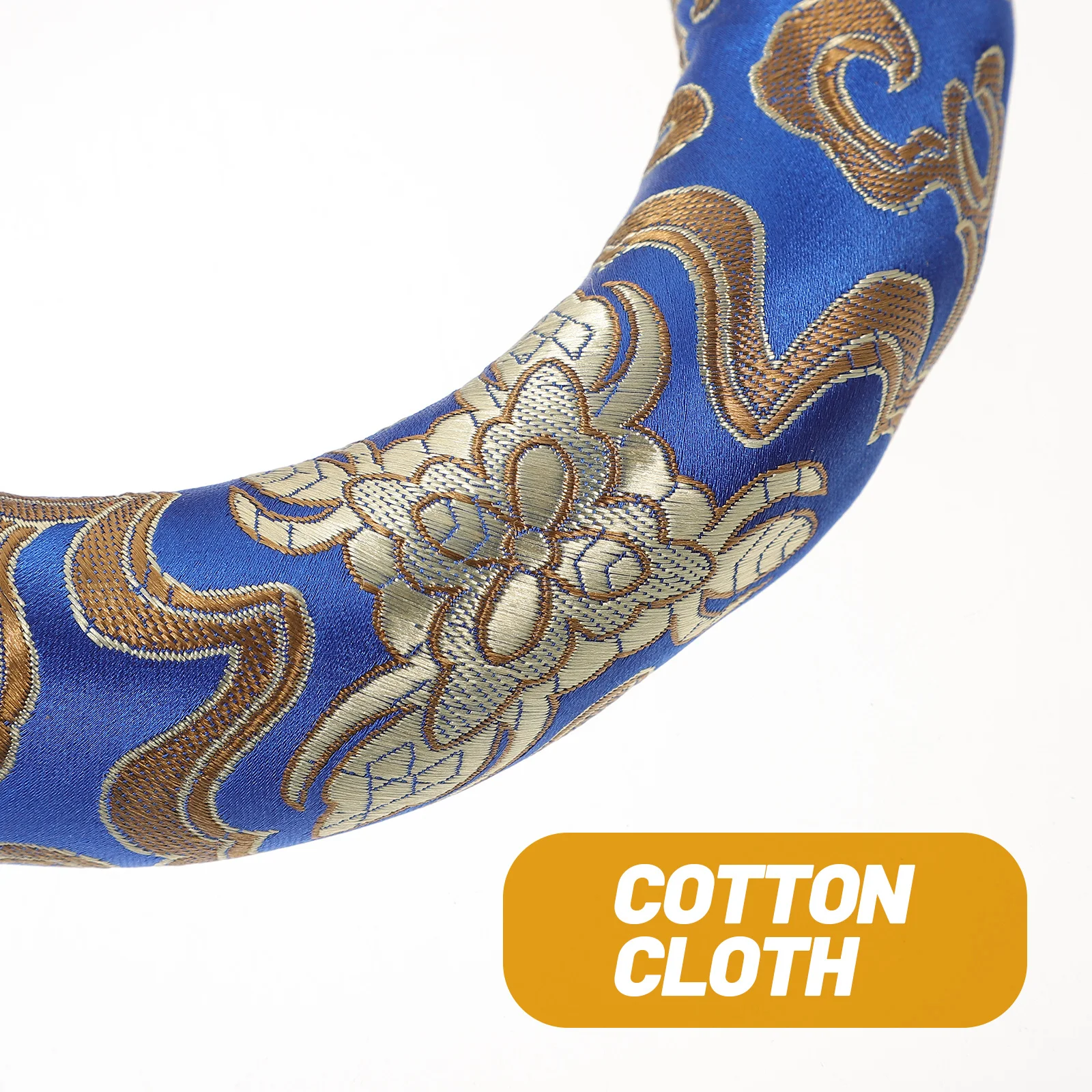 4 قطعة وعاء الموسيقى وسادة حلقة تصميم التبتية التأمل حصيرة لليوجا الصوت شفاء ديكور وعاء حامل القطن القماش وسادة البوذية #1