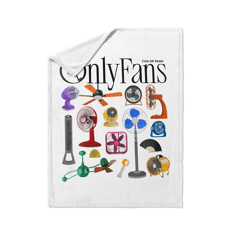 Gaslight Gatekeep Girlboss Only Fan Set Funny Ventilators and Fans Throw Blanket Soft Fleece Blanket for Couch Bedroom Living