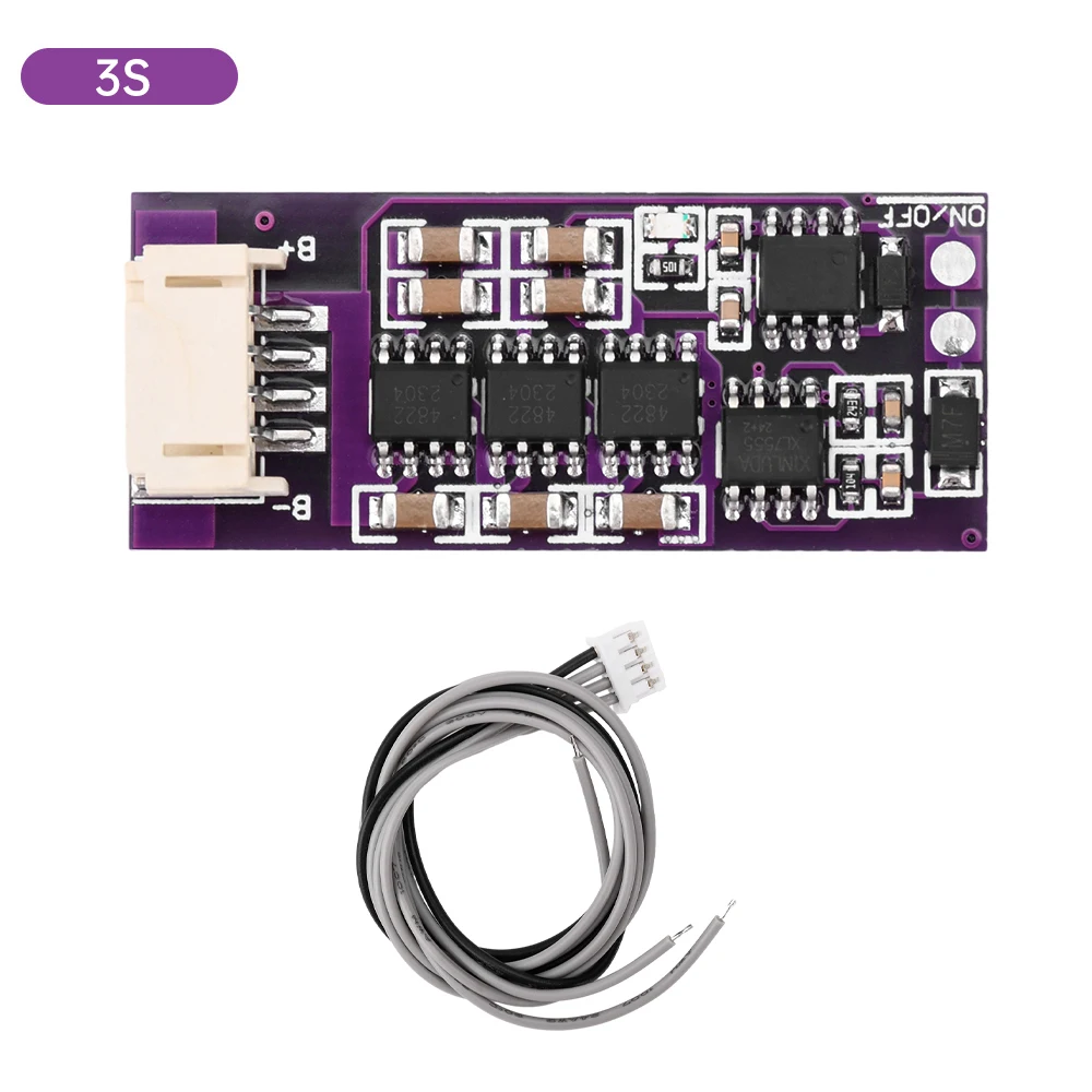 3S 4S 5S 6S 7S 8S 14S 17S 21S 1.5A Lithium Battery Charging Board Battery BMS PCB Protection Board  Balancer  Balance Capacitor