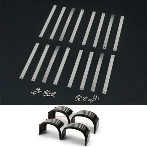 

LESU Double-Shaft Mudguard Parts for 1/14 DIY Tamiyaya RC Toys Tractor Truck Metal Strip TH04773
