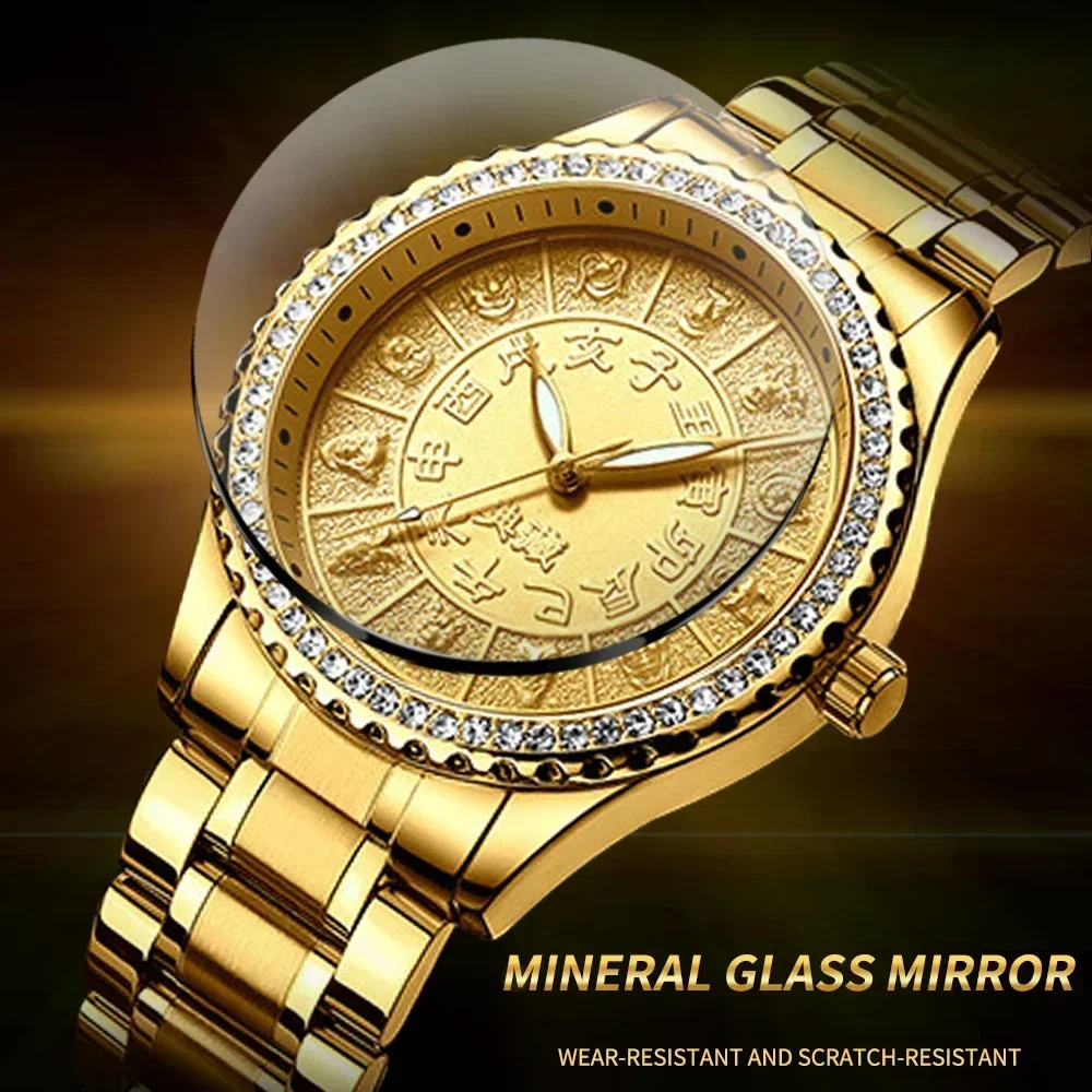 Nibosi paar uhr top marke luxus uhr mode männer frauen gold quarzuhr edelstahl wasserdicht relogio masculino