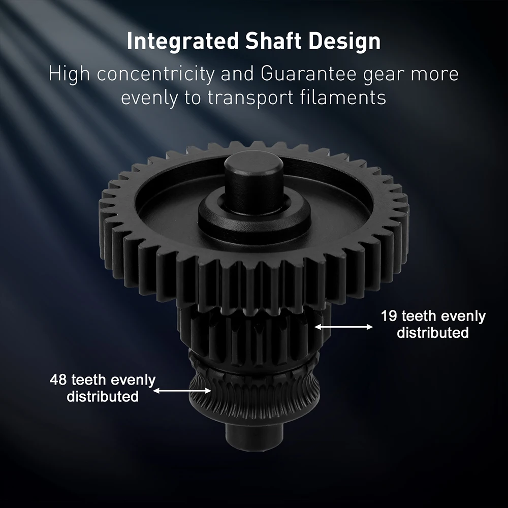 Für Anycubic Kobra 3 V2 Extruder-Zahnrad Hochwertiges gehärtetes Stahlzahnrad mit hoher Verschleißfestigkeit für Kobra3 V2 3D-Drucker Ersatzteil – Detail 3