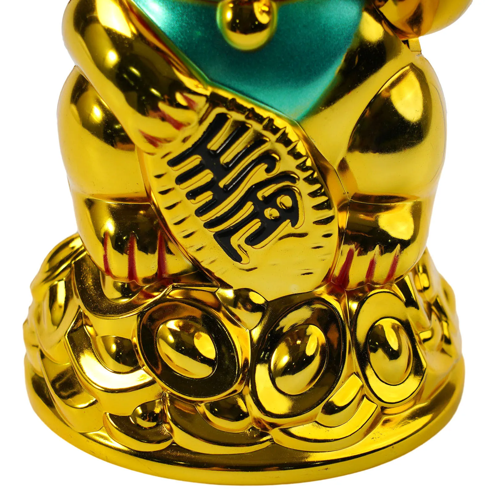 Practical High Quality New Lucky Cat Gold Fortune Lucky Waving Cat Beckoning Maneki Neko Birthday Gifts Practical
