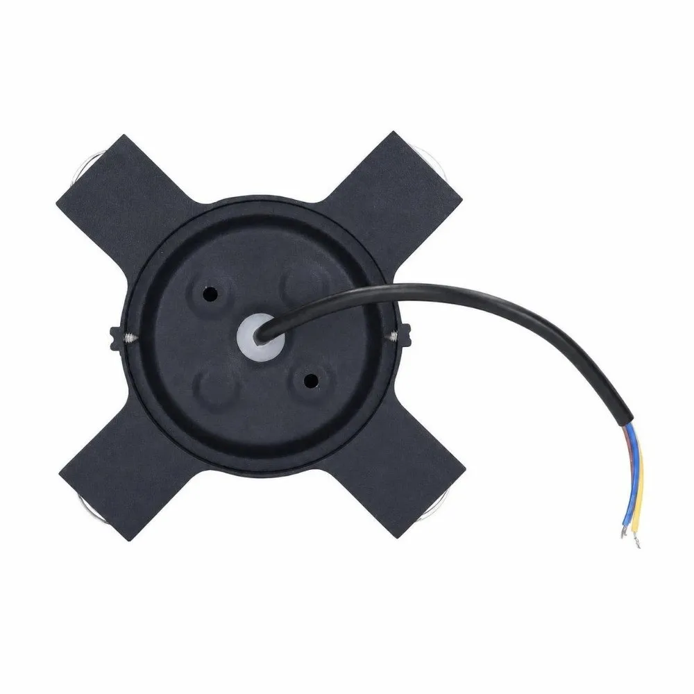 Modern Waterproof LED Wall Light 4W White Light Wall Light Aluminum Shell Black Finish Wall Lamp Indoor/Outdoor