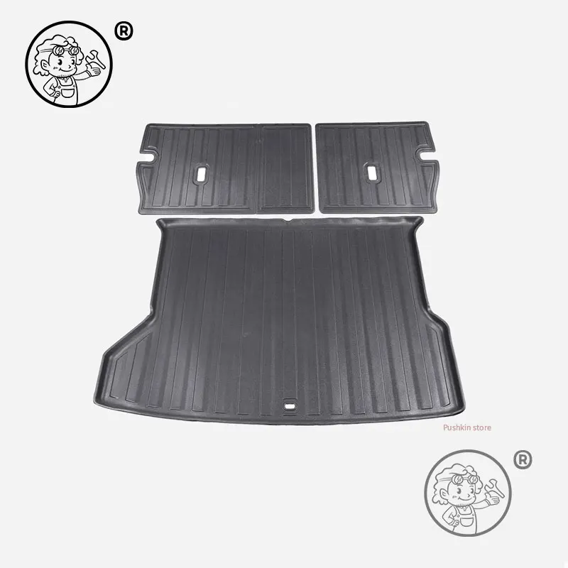 Picture 7: For BYD Leopard 7 Titanium 7 2025 2026 Car Trunk Mats TPE Rear Boot Cargo Waterproof Trunk Carpet Storage Pad Protector Mats