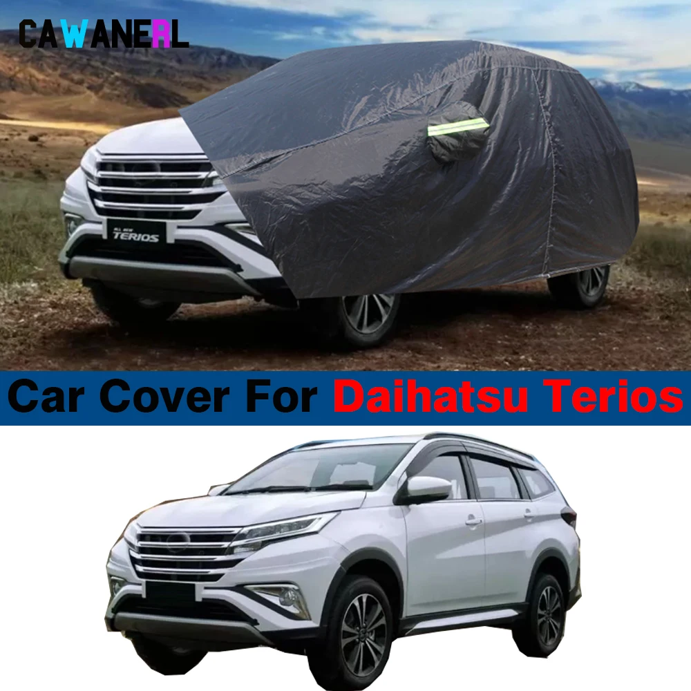 

Car Cover Waterproof Sun Rain Snow Ice Scratch Prevent Cover Wind Proof For Daihatsu Terios 2006-2025