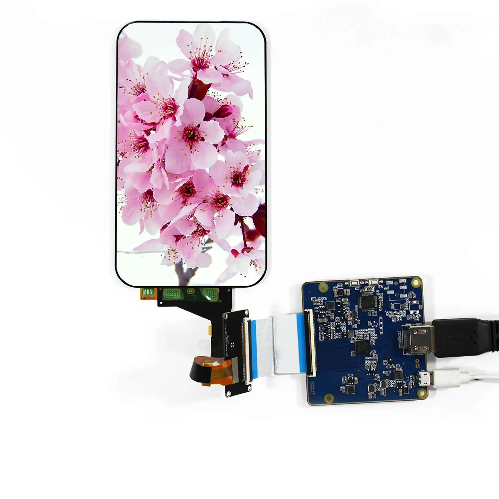 

5.5" LS055R1SX04 1440x2560 2K 450nit IPS LCD and HD-MI to MIPI Controller Board