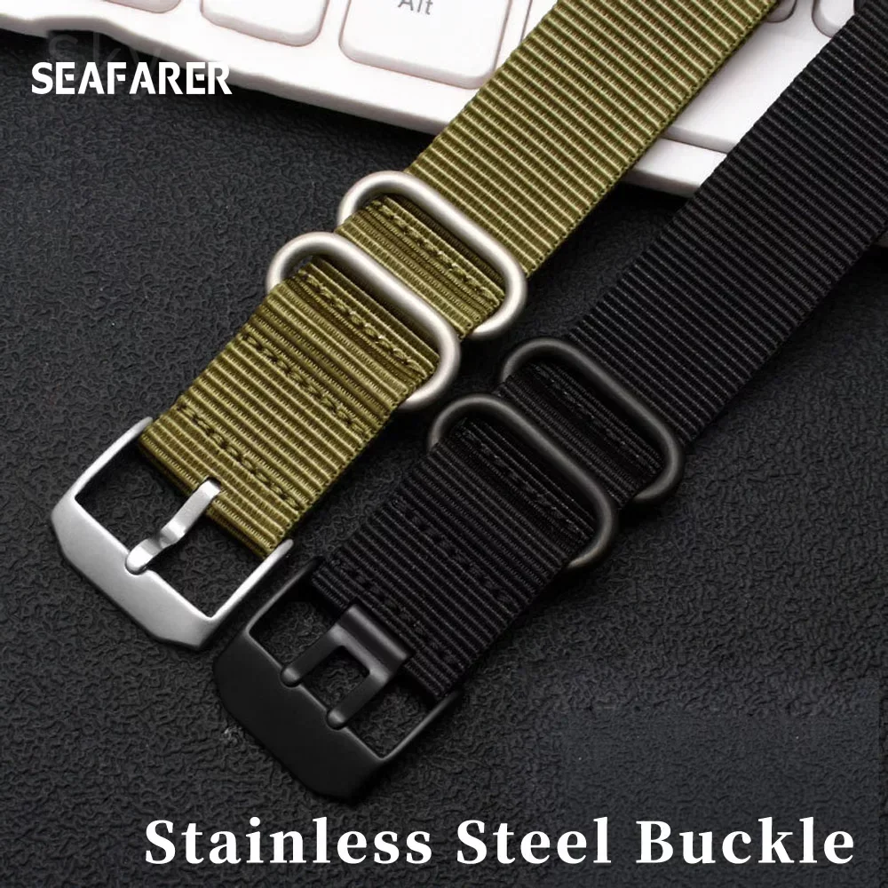 Nylon watch strap 22mm 23mm watch band waterproof sport for luminox watchbands strap fashion bracelet bracelet for men