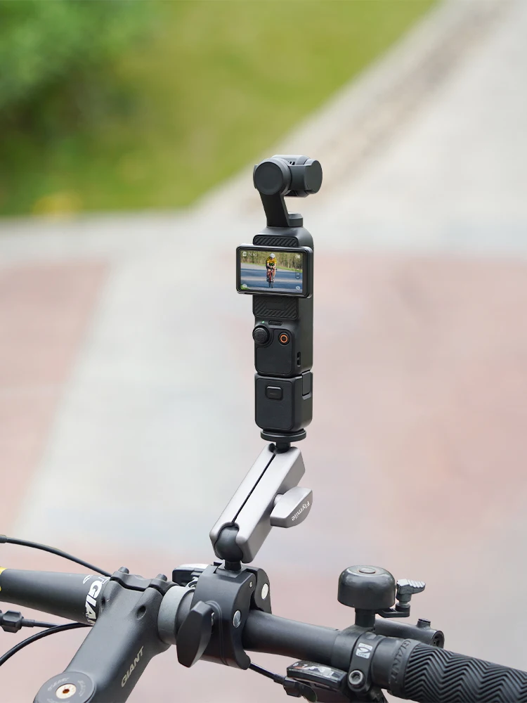 AliExpress Flymile Bike Mount For DJI Osmo 360/Action 4/Insta360 Ace Pro 2/X5 X4,Motorcycle Handlebar Mount,Action Camera Cycling Vlog Accessories