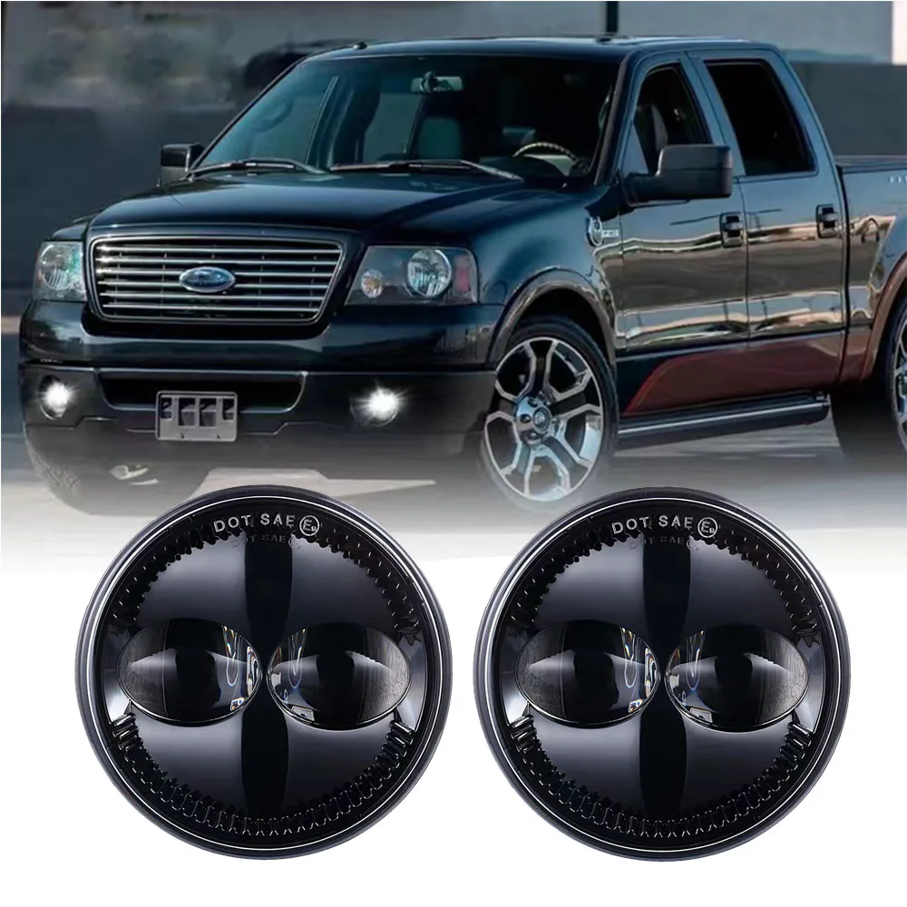 12V 30W LED Fog Light for Ford F150 2006-2014 6000K White Plug & play Driving DRL Fog Light IP68 Waterproof 2400 Lumens