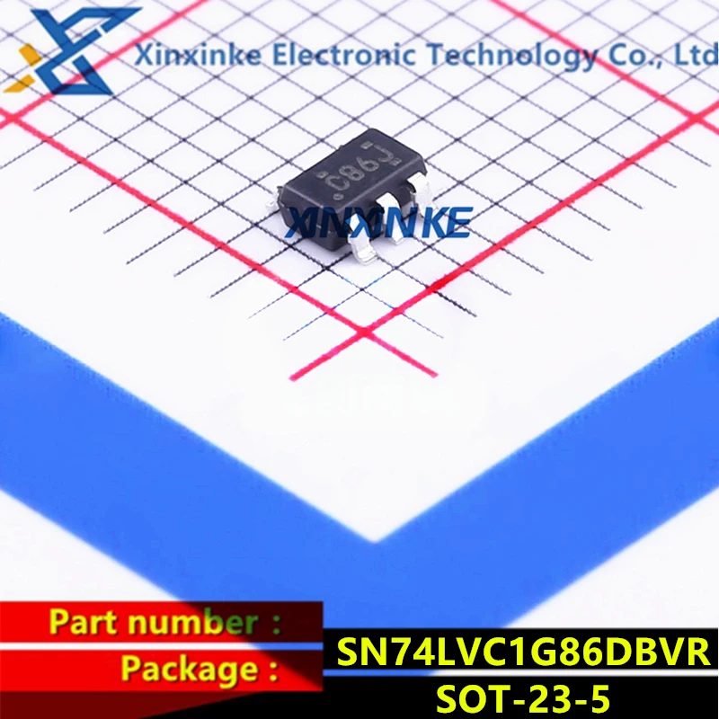 SN74LVC1G86DBVR Mark:C86J C86* SOT-23-5 Logic Gates 2 Input Single-Function Gate Logic ICs Brand New Original