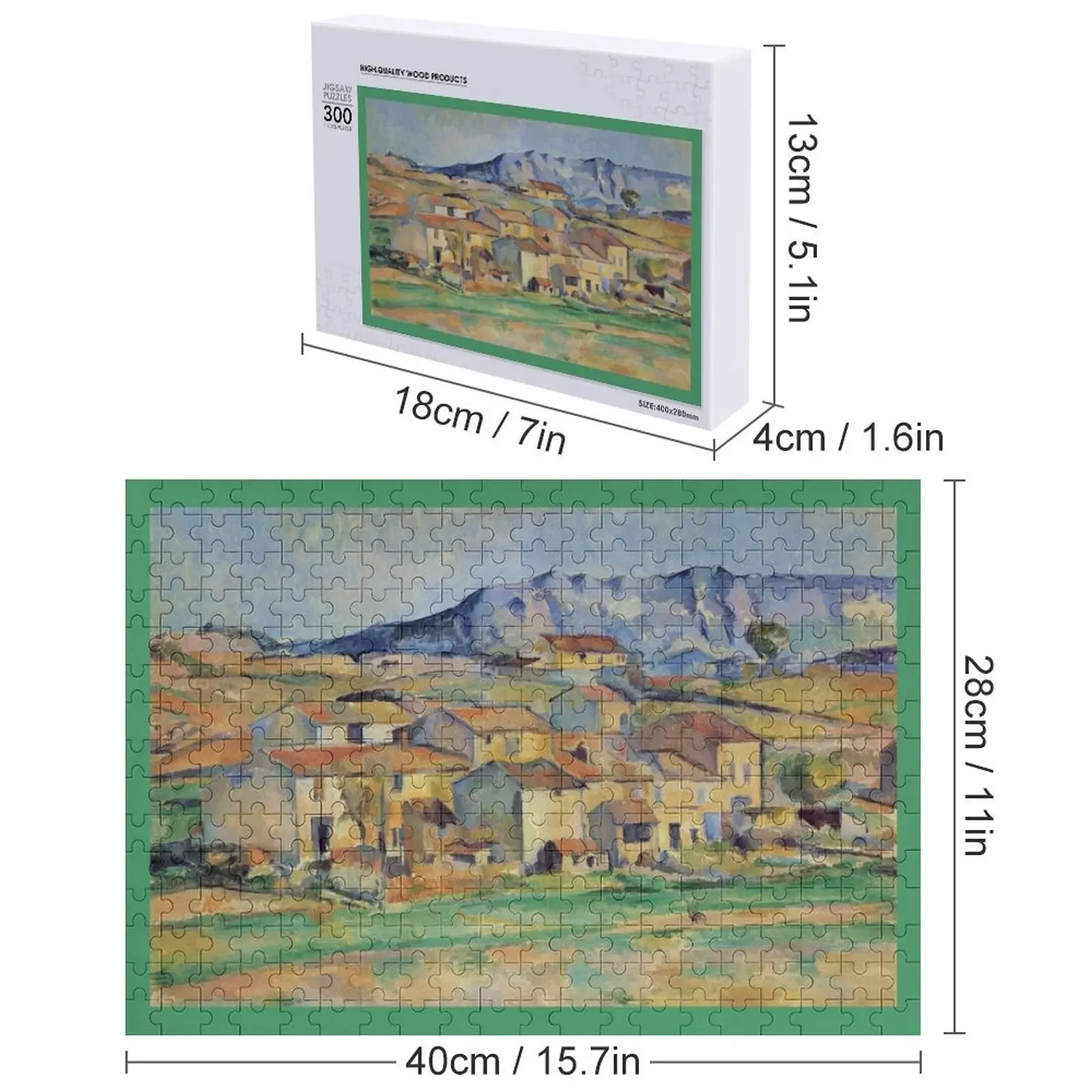 La Montagne Sainte-Victoy - Paul Cezanne - c1886 بازل قطع ألعاب رواية للأطفال 2022 بازل على شكل حيوانات