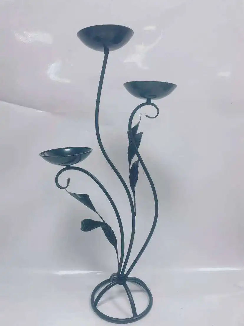 Hochzeits-Blumenständer in Gold und Schwarz, Hintergrund für Verlobungs- und Geburtstagsfeiern, Einweihungsgeschenk für Festlichkeiten – Detail 7