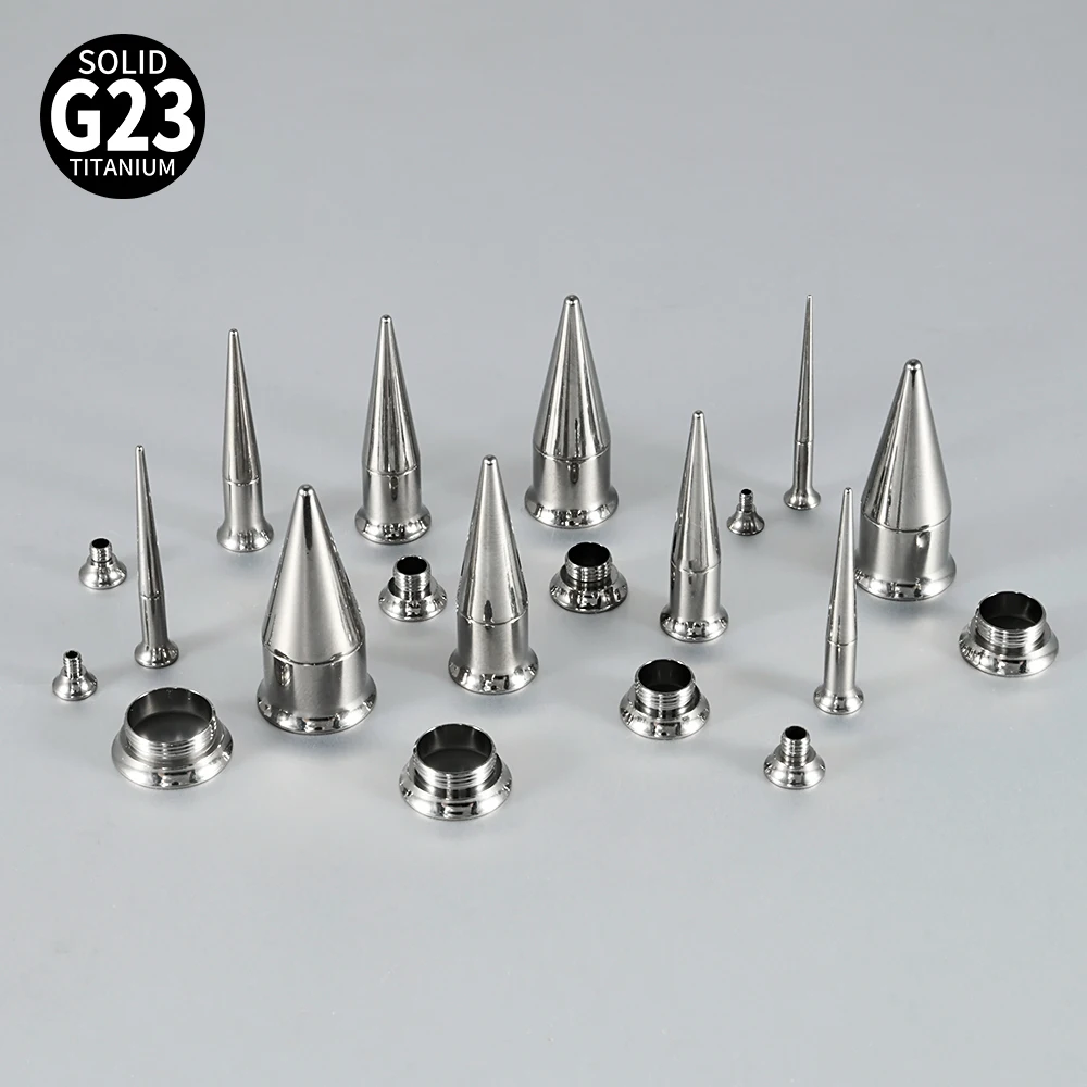 3pcs G23 Titanium Ear Taper Kit, Body Piercing Expander Set