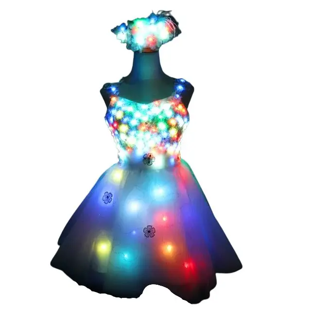 

LED Costume Ballet Tutu Led Dresses For Dancing Skirts Wedding Party