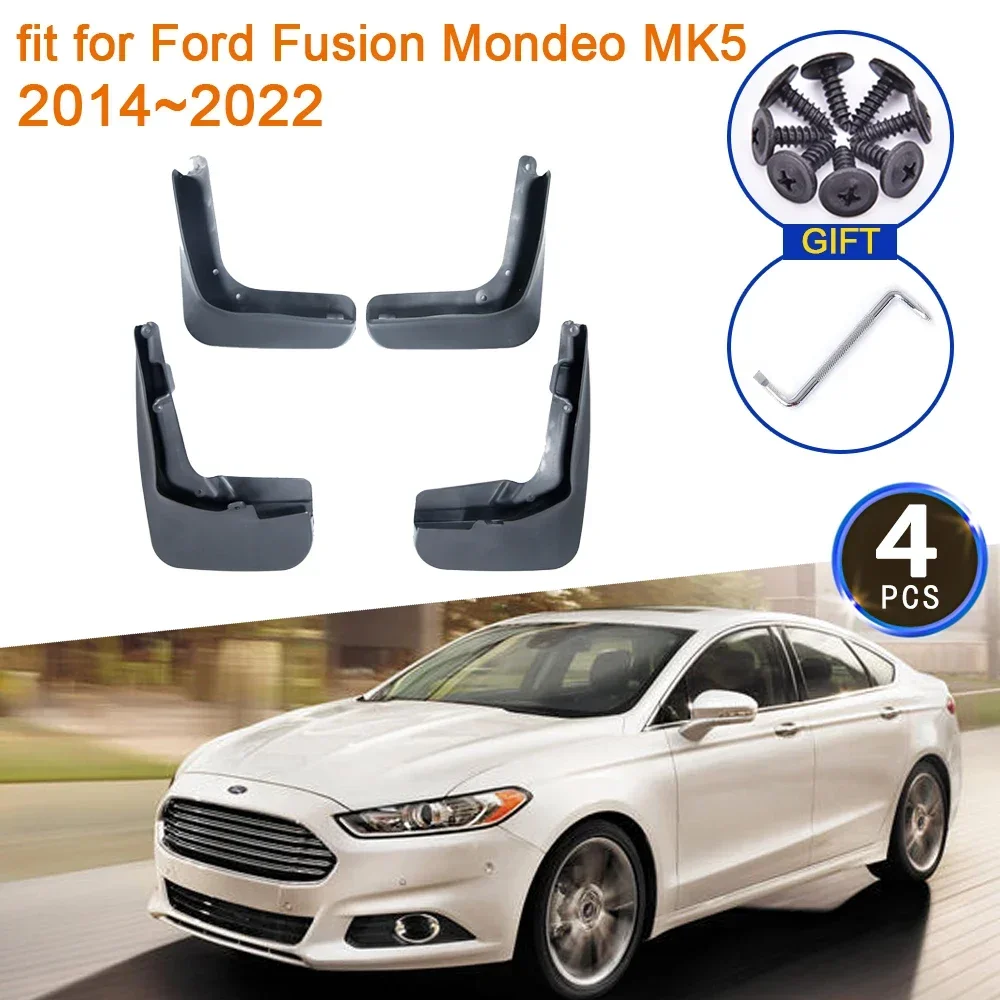 لفورد فيوجن مونديو MK5 2014 2015 2016 2017 18 2019 2020 2021 2022 MudFlaps سبلاش الحرس رفرف واقيات الطين درابزين الملحقات