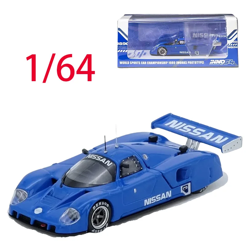 

INNO Diecast 1/64 Scale Nissan Alloy Car Model Nissan R89C 1989 Play Vehicles Toys for Boys Original Box Collection