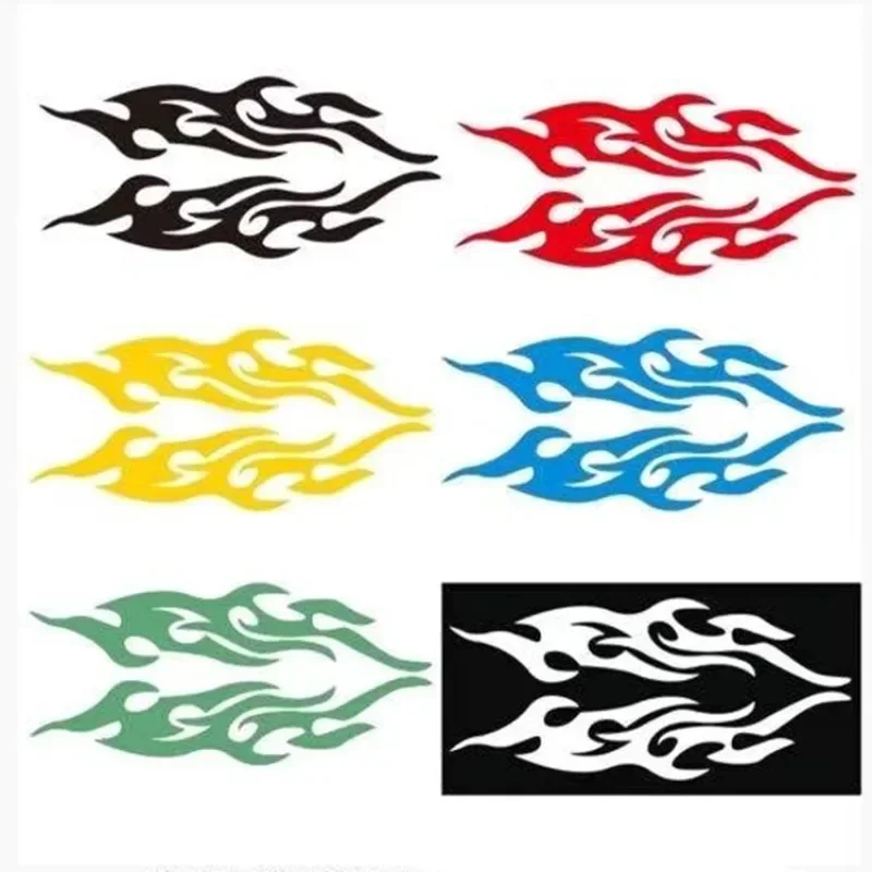 

Стильная автомобильная виниловая наклейка с графикой, боковой элемент пламени, наклейки для кузова, универсальная гоночная наклейка, автомобильные аксессуары, спортивный стиль