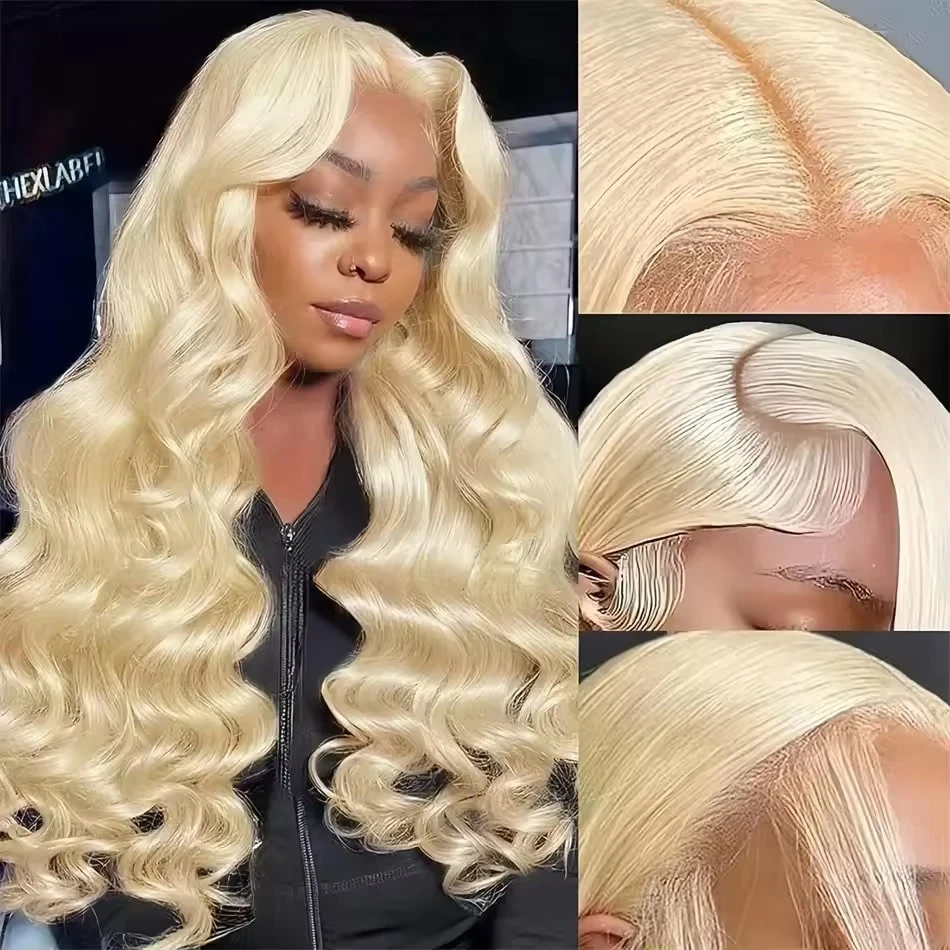 30 36 Inch Honey Blonde 613 HD Lace Frontal Wig 13x6 Body Wave Wig Pure Human Hair Lace Wigs Colored Brazilian 30 40 Inch Wet And Wavy Lace Front Wig For Black Women 250 Density