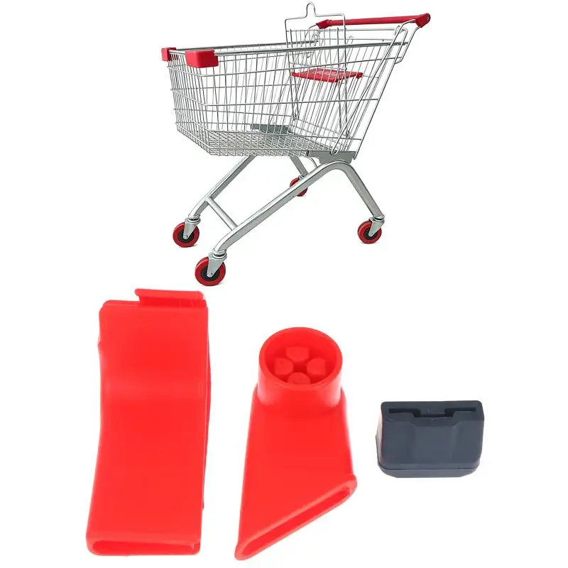 1 Pair Shopping Cart Handle Connectors Plastic Replacement For Grocery Cart Grip Attachments Repair Supplies Plastic Handles