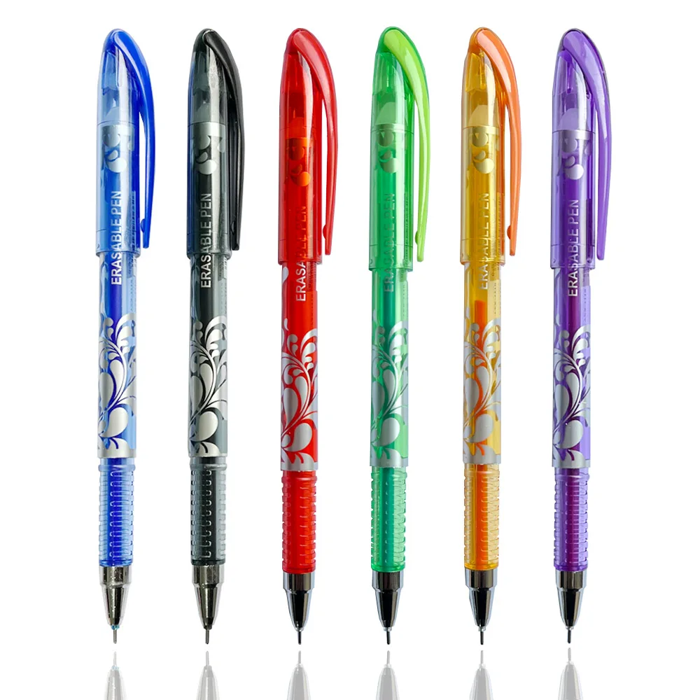 Magic erasable ink gel pen 0.5mm 6 colors pen marking supplies for kid's novelty gify kawaii stationery school office