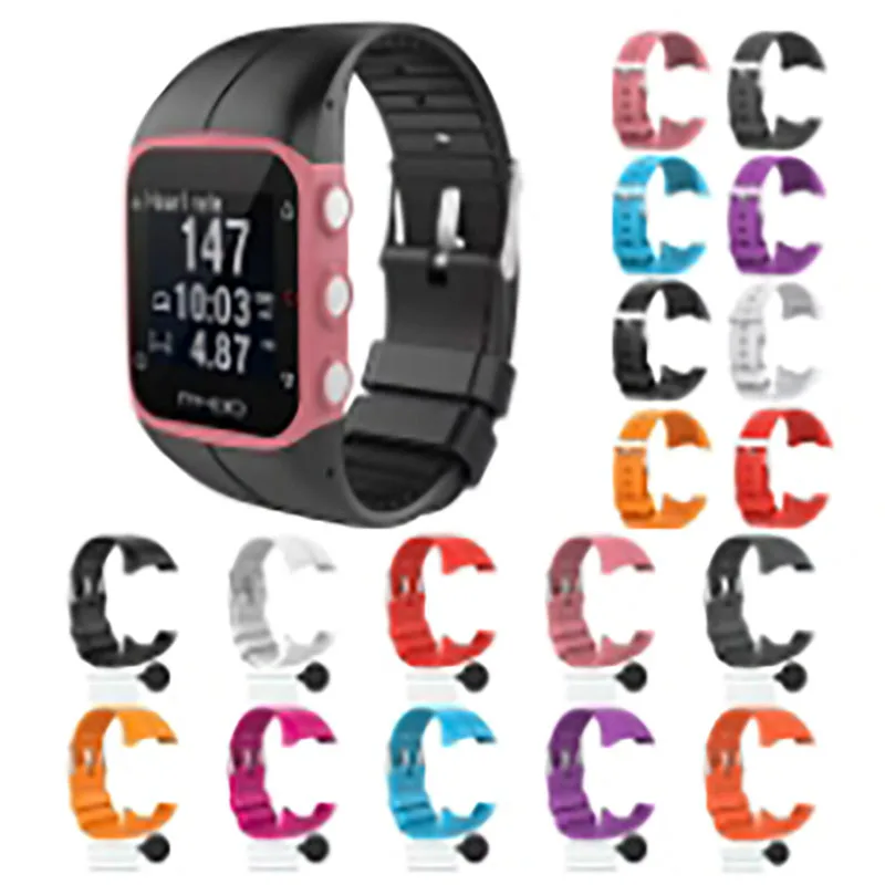 Pulseira de silicone quente para polar m400 m430 gps esportes relógio inteligente substituição pulseira pulseira relógio banda
