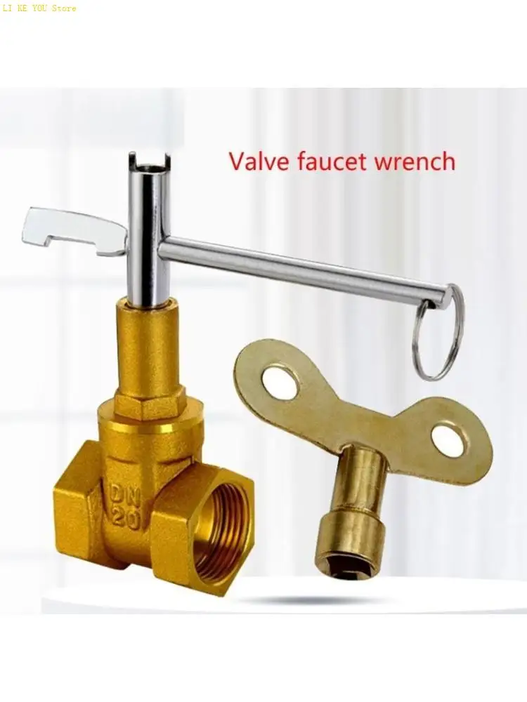 W3JE Triangle Wrench Single Inner Triangular Elevator Water Meter Valves