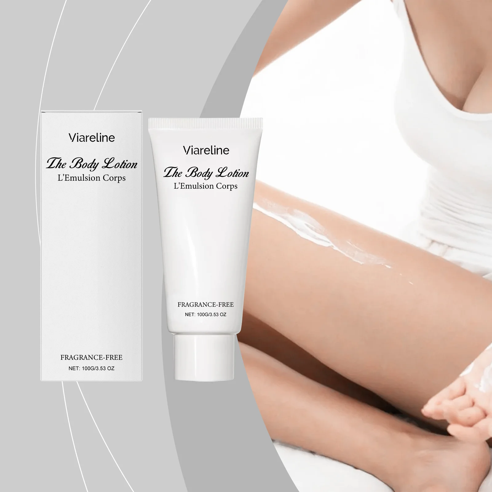 Moisturizing Body Lotion Vitamin E Emulsion Improving Dry and Radiant Skin, Hydrating and Supple Daily Care Cream