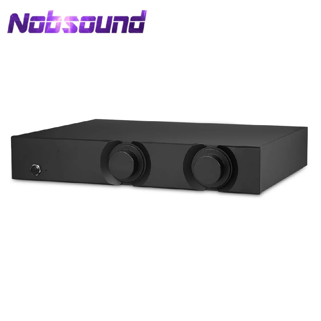 Nobsound HiFi-Vollaluminiumgehäuse für DIY-Verstärkergehäuse, HiFi-Verstärkergehäuse, 480 x 358 x 80 mm