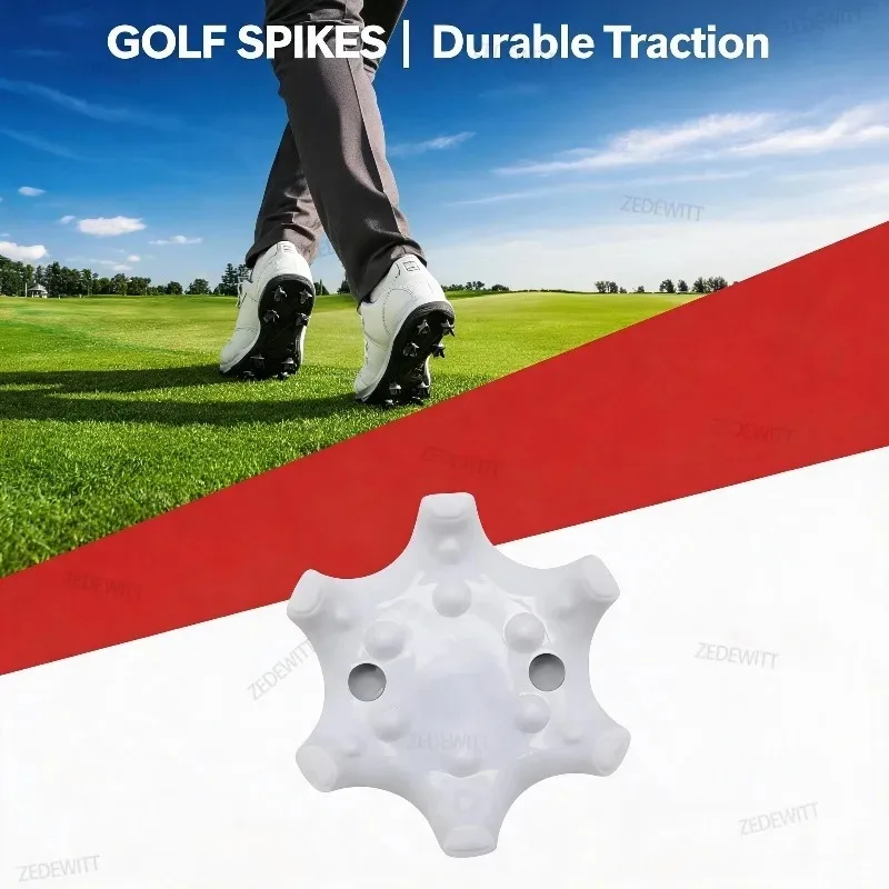 Golf Shoe Studs Durable And Ultra Thin Quick Twist Replacement Studs For Pin Systems Anti Slip Golf Shoe Studs Golf Accessories
