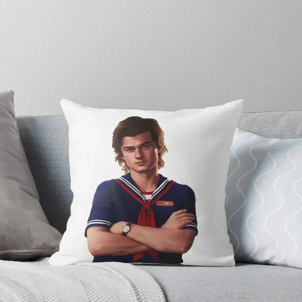 

steve harrington sticker Throw Pillow Cushions For Children anime girl Bed pillowcases pillow