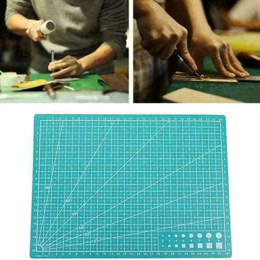 A4 Cutting Mat Cultural And Educational Tool Double-sided Cutting Pad Art Engraving Board for DIY Handmade Work Art Craft Tool