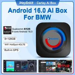 iHeylinkit 8+128G Smart Ai Box Wireless CarPlay Adapter Android Auto Android16.0 QCM6125 Support Google Play Video Game Software
