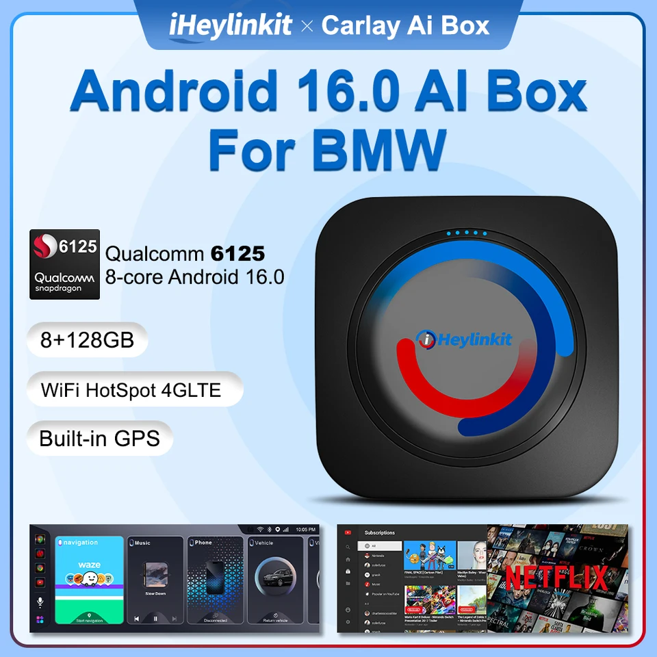 iHeylinkit 8+128G Smart Ai Box Wireless CarPlay Adapter Android iHeylinkit 8+128G Smart Ai Box Wireless CarPlay Adapter Android