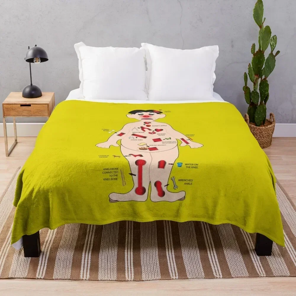 

OPERATION board game man - raise a smile for those in hospital Throw Blanket Cute for babies Sofa Throw Flannels Blankets