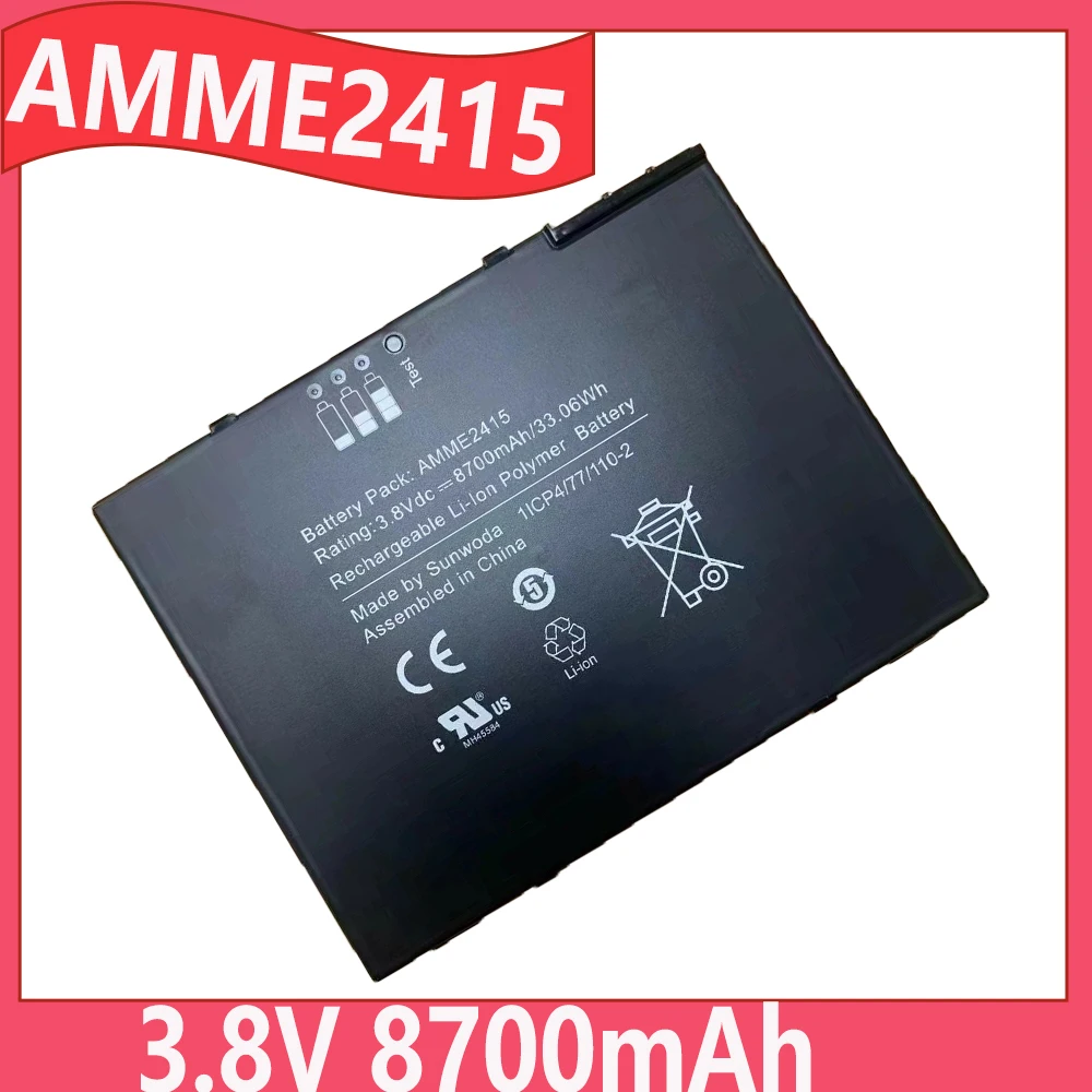 33.06Wh AMME2415 3,8 В 8700 мАч аккумулятор для ноутбука Zebra ET50 ET55 1ICP4/77/110-2 серии аккумулятор для планшетного компьютера