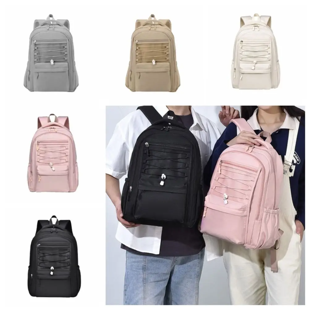 

Portable Outdoor Travel Bag Oxford Cloth Unisex College Students Backpack Zipper Breathable Students School Bags Teenagers