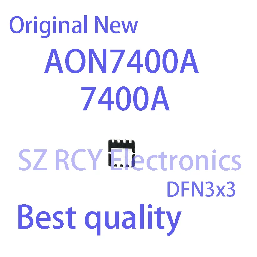 (5 PCS)NEW AON7400A AON7400 7400A 7400 DFN3x3 MOSFET IC Chip electronic