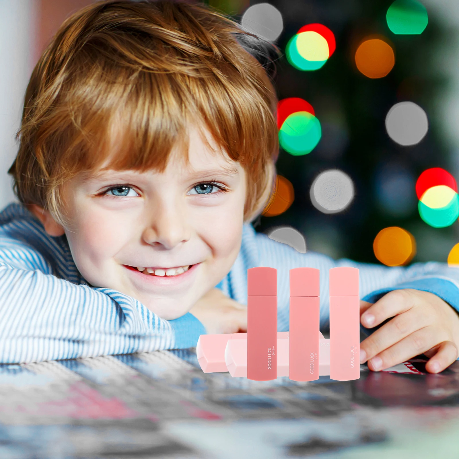 

6pcs Correction For Students School Supplies Easy Grip Reliable Adhesive Applicator Write Out Portable Scrapbook Office