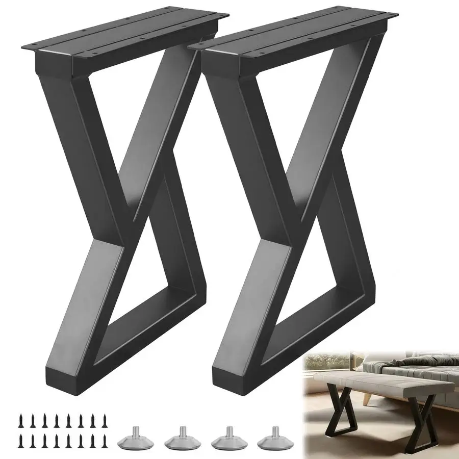 

Inch Coffee Table Legs Black, Heavy Duty Metal Furniture Legs for DIY End Side Tables, Modern Desks, Bench, Sofa, Dining Desk Le